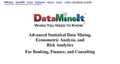 Desktop Screenshot of datamineit.com